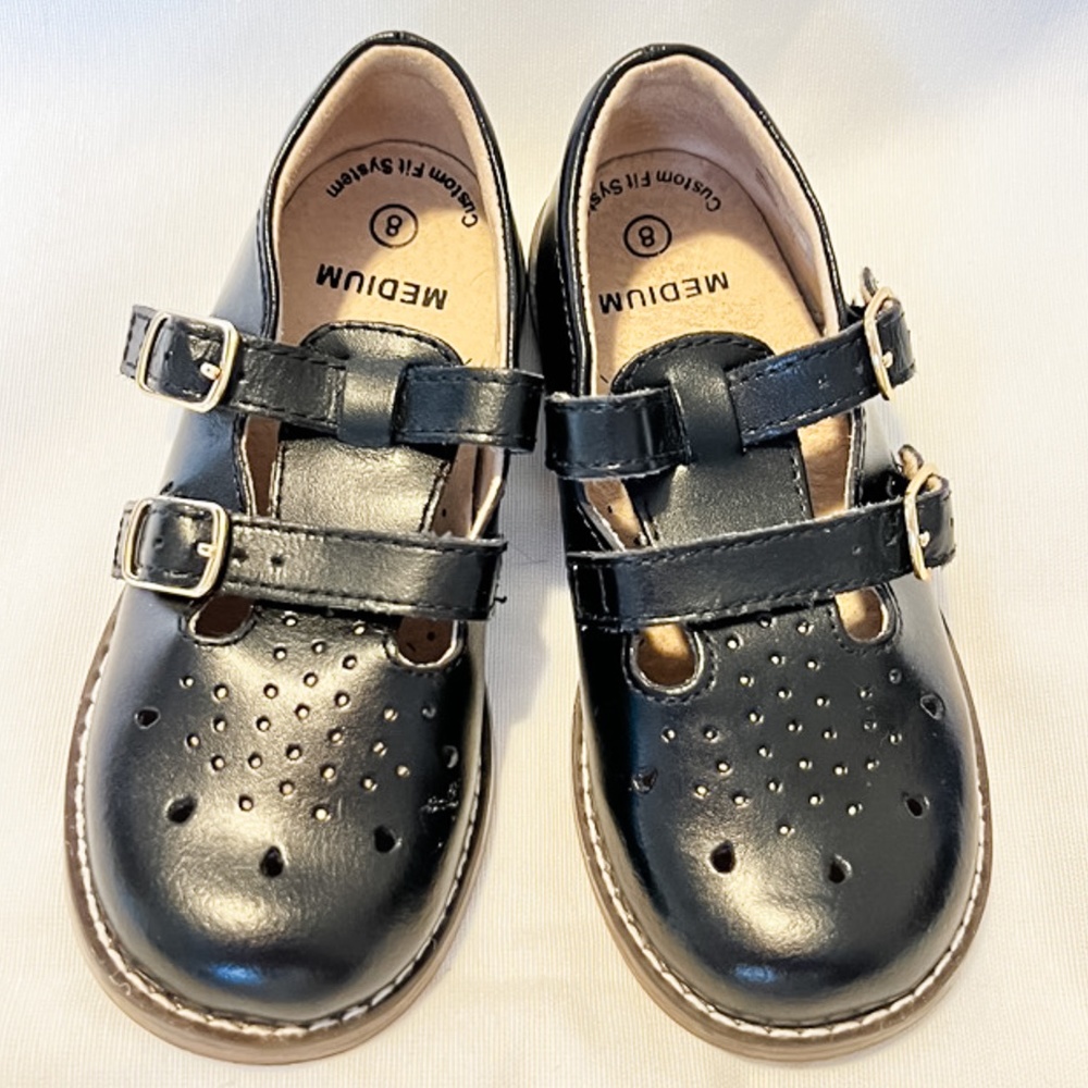 FOOTMATES Double Buckle MARY-JANE Toddler Girls Shoes - Toddler Size 8